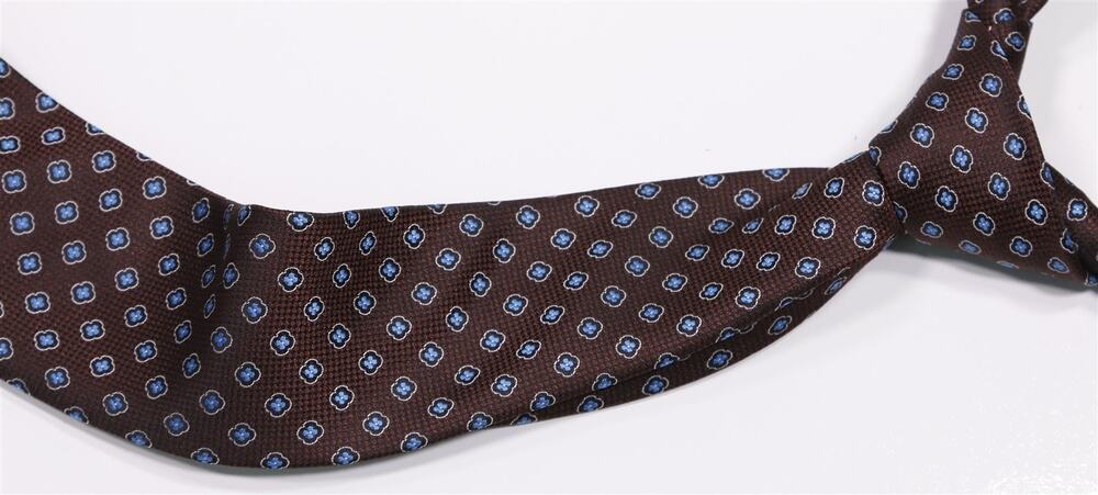 Sprezza x Blacklist James Spader Raymond Reddington Foulard Brown Blue Tie
